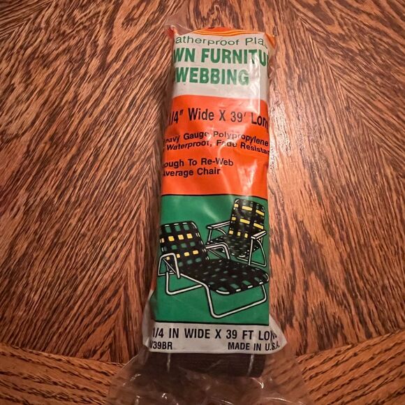 FROST KING Lawn Furniture Webbing 2 1/4"x 17 ft PW17SA Salmon - Picture 5 of 5